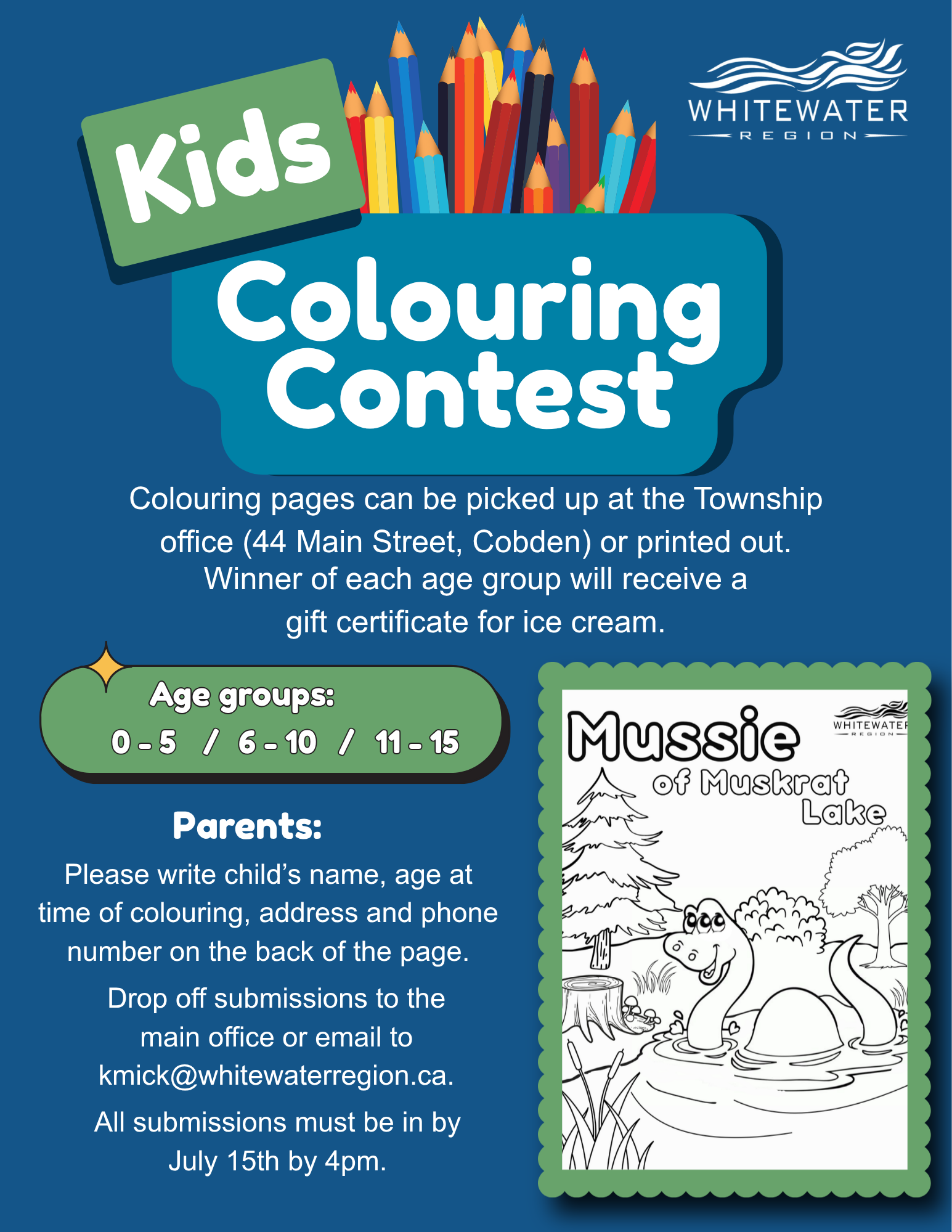 Colouring Contest - Community - Whitewater Region