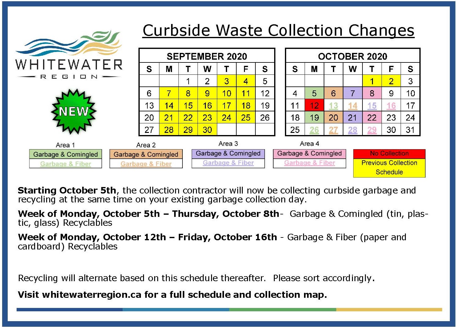 Curbside Collection Changes